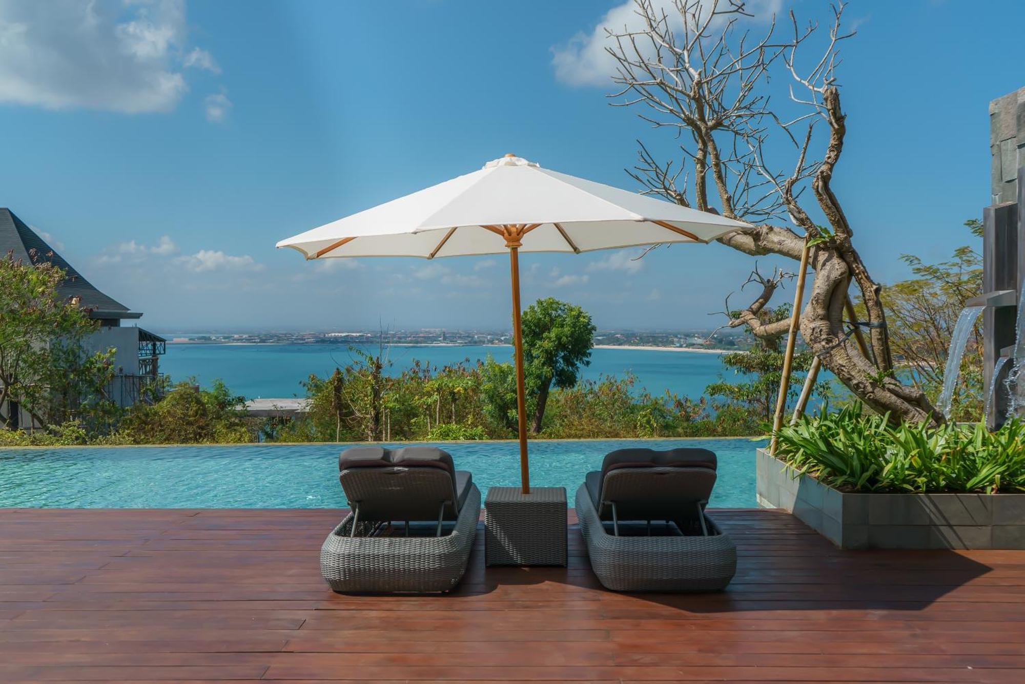 Beyond The Sea - Luxe Sea View Villa In Jimbaran المظهر الخارجي الصورة